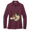 Women's Silk Touch Long Sleeve Polo Thumbnail