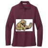 Women's Silk Touch Long Sleeve Polo Thumbnail