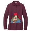 Women's Silk Touch Long Sleeve Polo Thumbnail