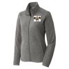 Women's Heather Microfleece Full Zip Jacket Thumbnail