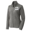Women's Heather Microfleece Full Zip Jacket Thumbnail