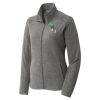 Women's Heather Microfleece Full Zip Jacket Thumbnail